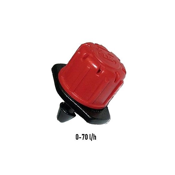 Szabályozható bokoröntöző gomba 0-70 liter/h klikkes